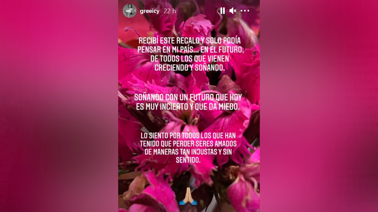 Historias en Instagram de Greeicy. Foto: Instagram @greeicy