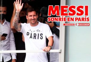 messi sonrie