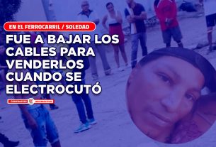 ferrocarril electrocutado