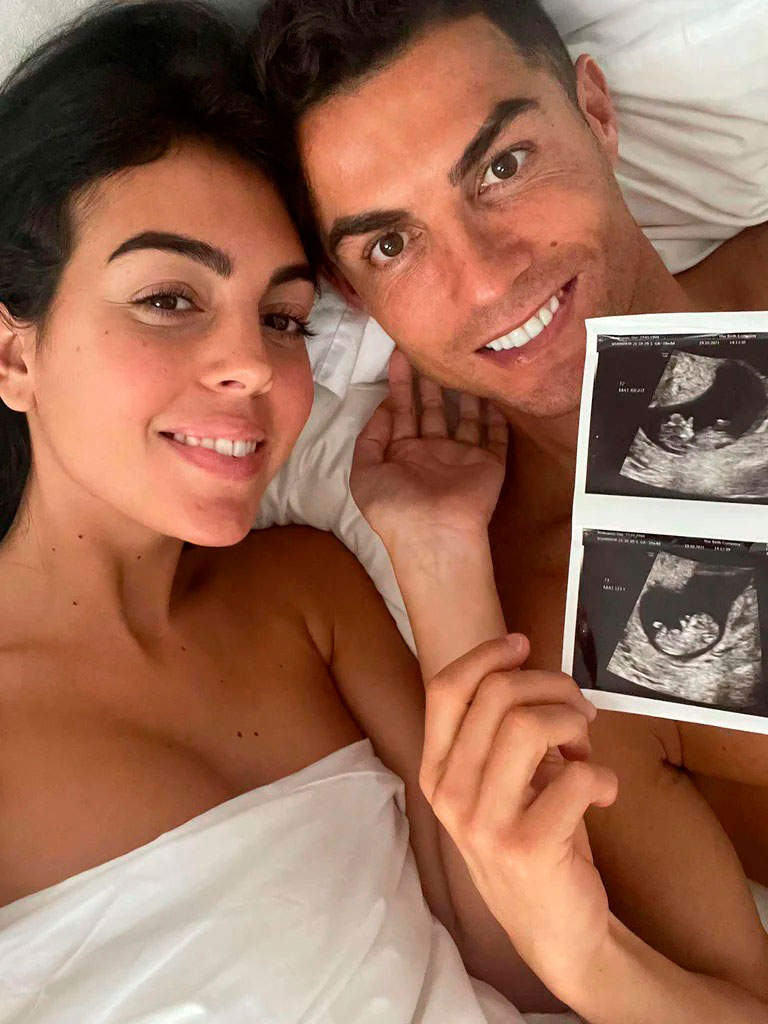 ronaldo y su esposa