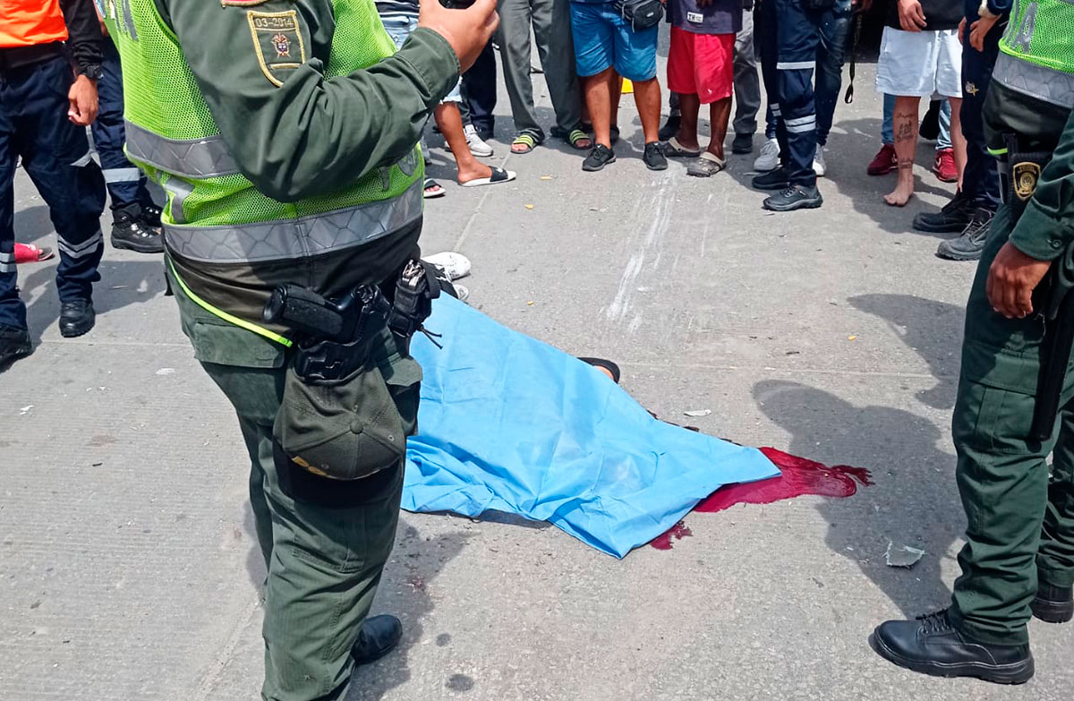 victima mortal motocarro