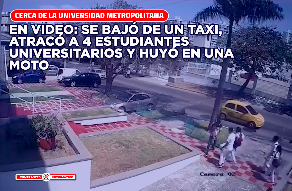 atraco a estudiantes