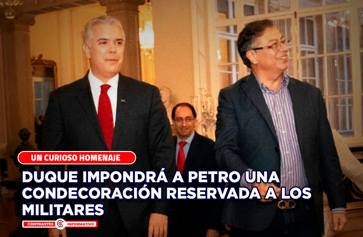 duque y petro medalla