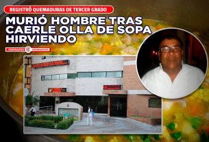 quemaduras sopa murio